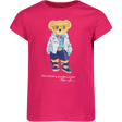Ralph Lauren Kinder Meisjes T-Shirt Fuchsia 2Y