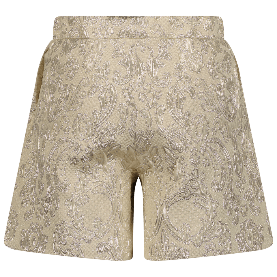 Dolce & Gabbana Kinder Meisjes Shorts Goud
