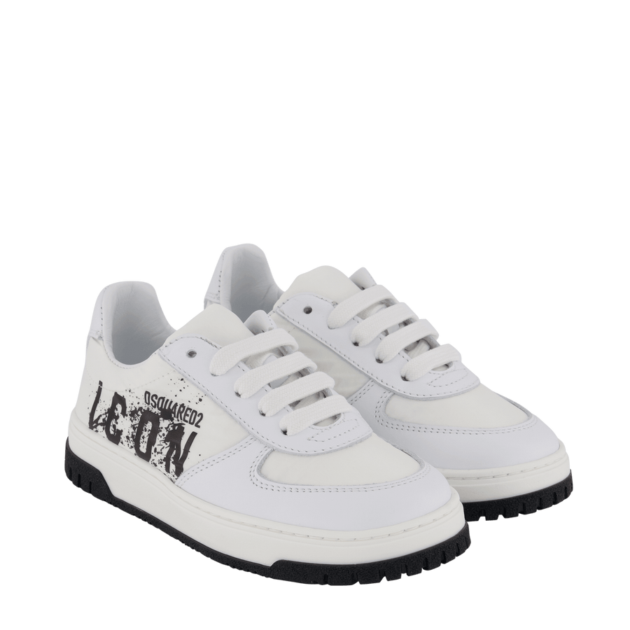 Dsquared2 Kinder Unisex Sneakers Wit