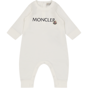 Moncler Baby Unisex Boxanzug Weiß