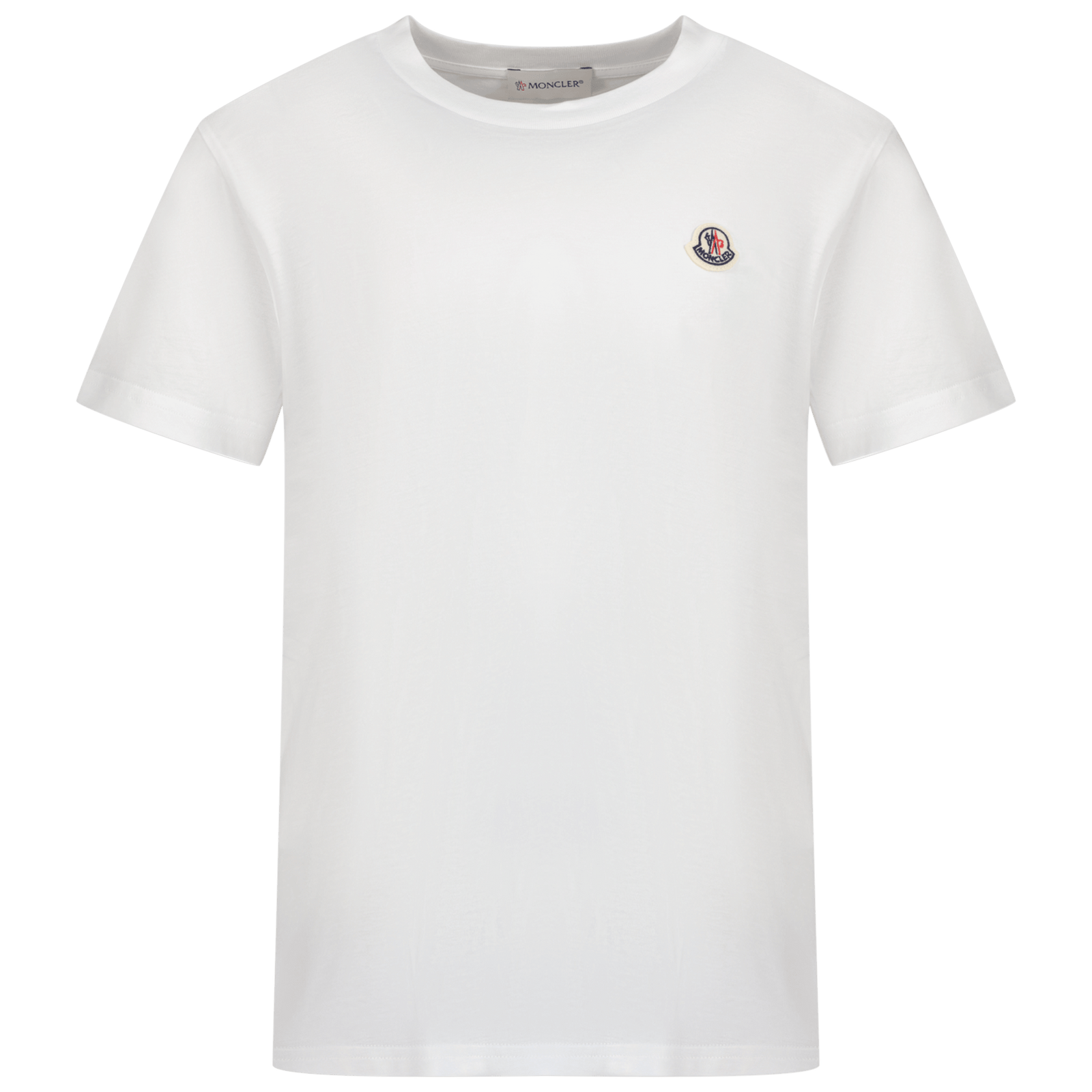 Moncler Kinder Unisex T-Shirt Wit 4Y