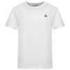 Moncler Ragazzo Unisex Maglietta Bianco