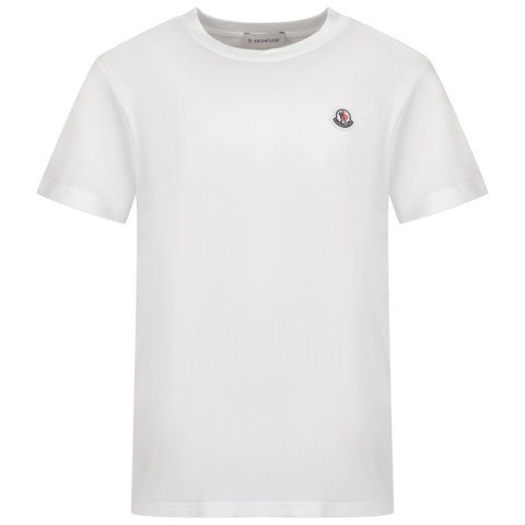 Moncler Kinder Unisex T-Shirt Weiß