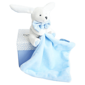 Doudou et compagnie bébé lapin + Doudou Bleu Clair