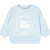 Dolce & Gabbana Baby Boys maglione azzurro