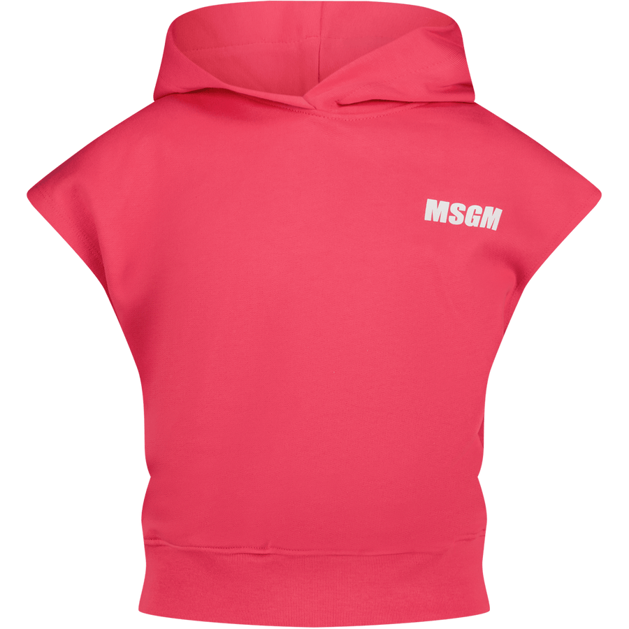 MSGM Kinder Trui Fuchsia