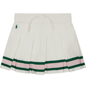 Ralph Lauren børnepiger nederdel hvid