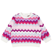 Suéter de menina missoni roxa