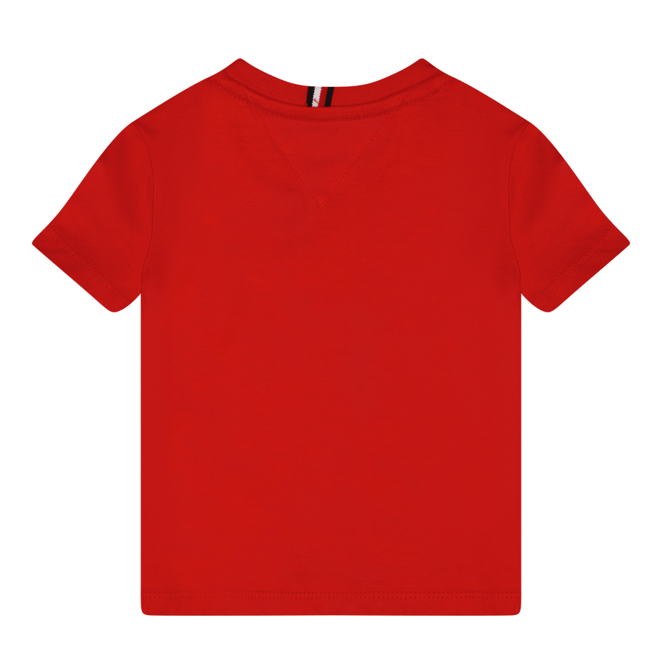 Tommy Hilfiger Baby Jongens T-Shirt Rood