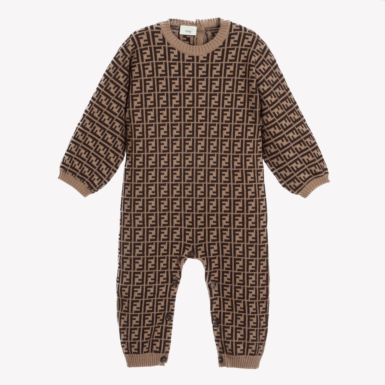 Fendi Bebé Unisex Traje de caja Marrón