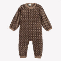 Fendi Bebé Unisex Traje de caja Marrón