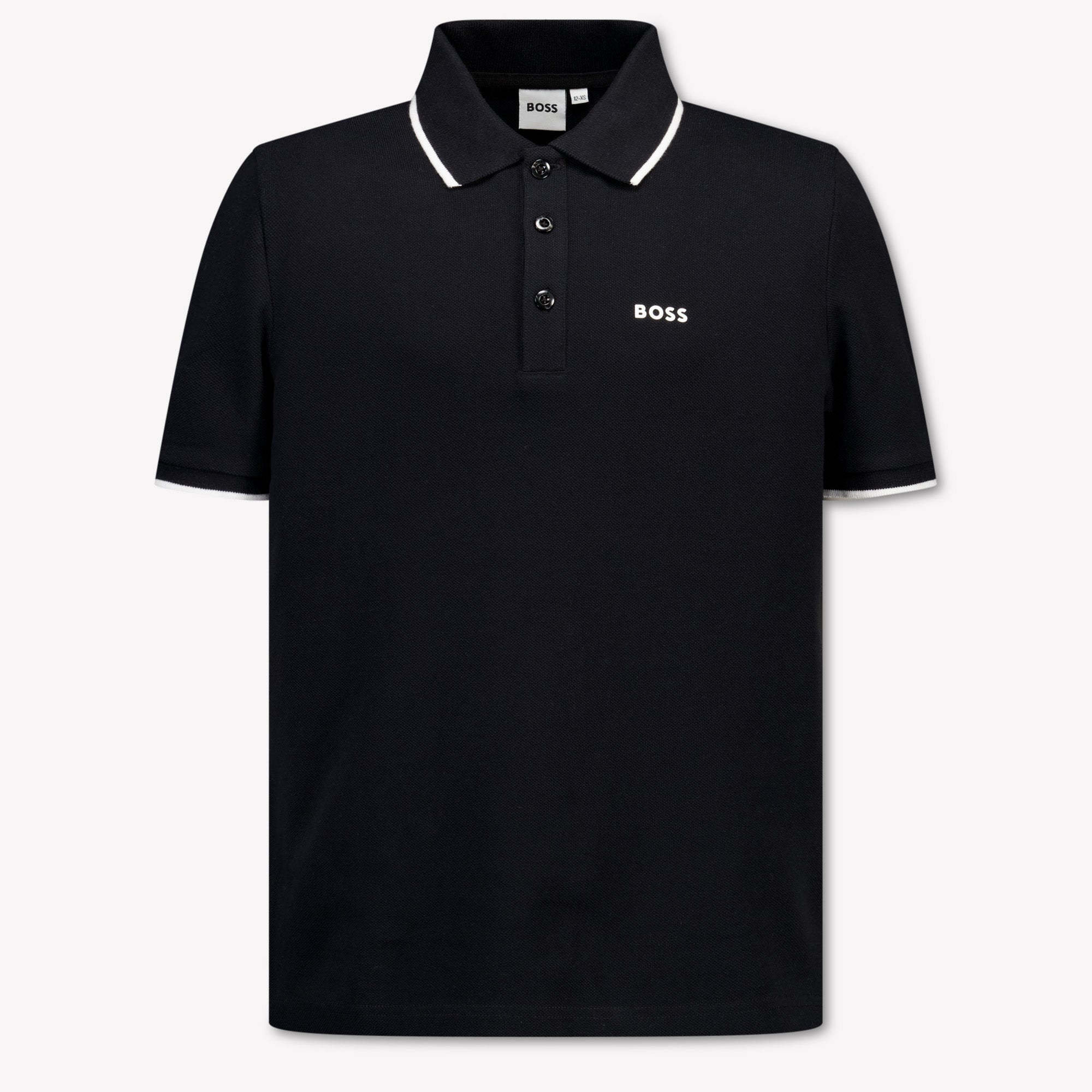 Boss Enfants Garçons Polo En Noir