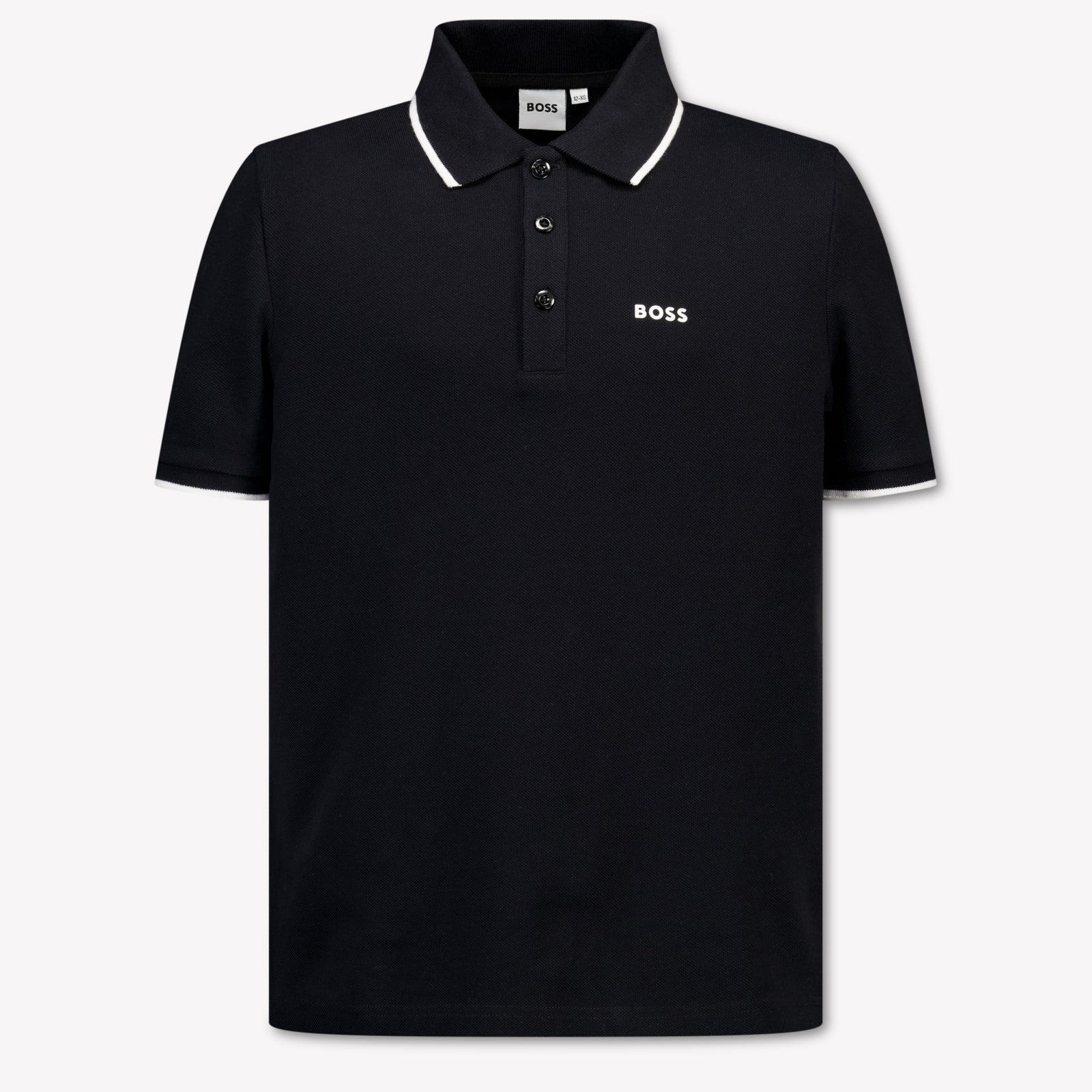 Boss Enfants Garçons Polo En Noir