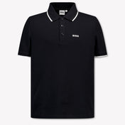 Boss Enfants Garçons Polo En Noir