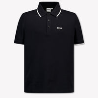 Boss Kids Boys Polo In Black
