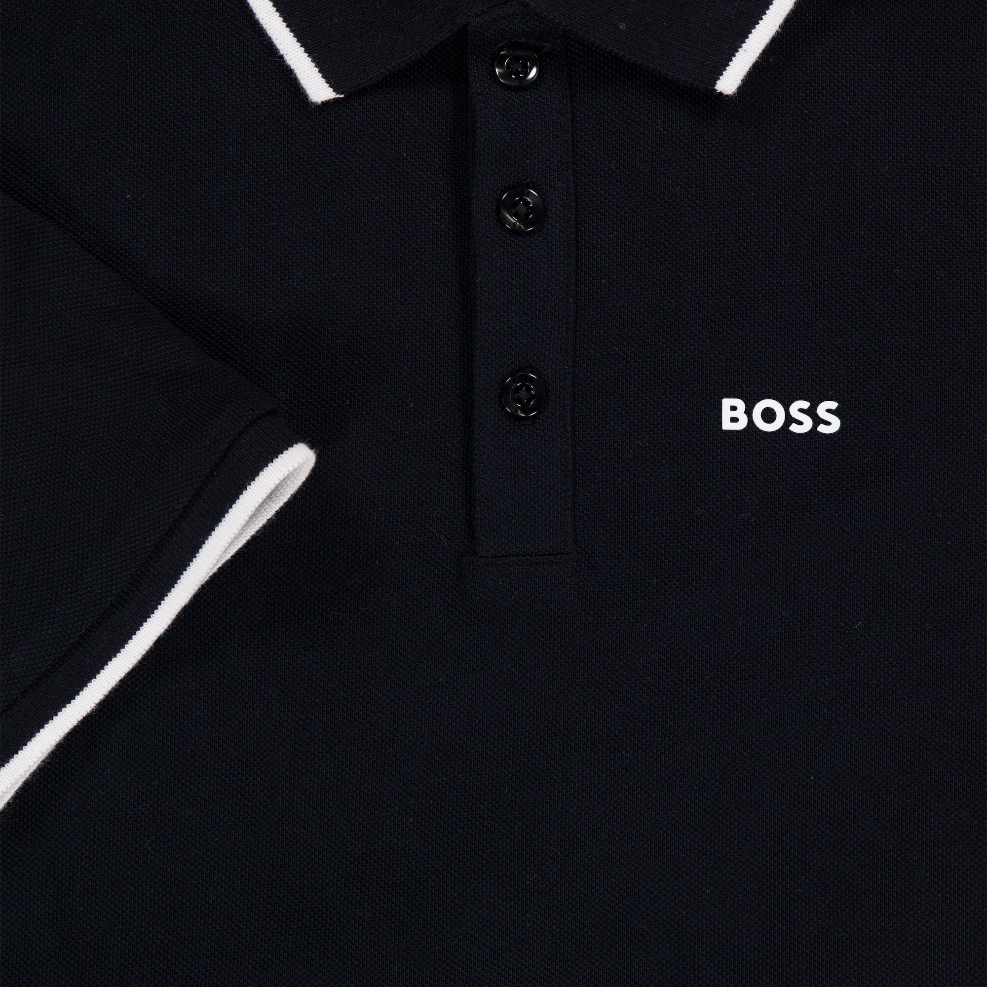 Boss Enfants Garçons Polo En Noir