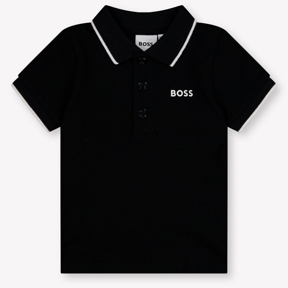 Boss Bambino Ragazzi Polo In Nero
