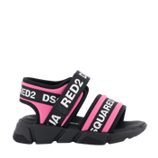 Dsquared2 dětské dívky sandály růžové