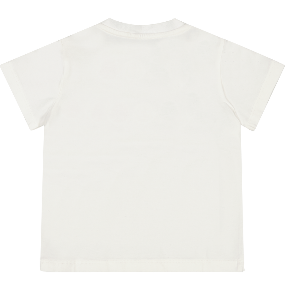 Moncler Baby Jongens T-Shirt Wit