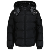 Moncler Jacke für Kinderjungen Schwarz