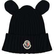 Moncler Baby Unisex Hats Navy