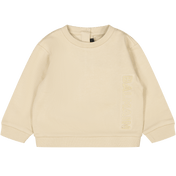Balmain baby unisex maglione beige