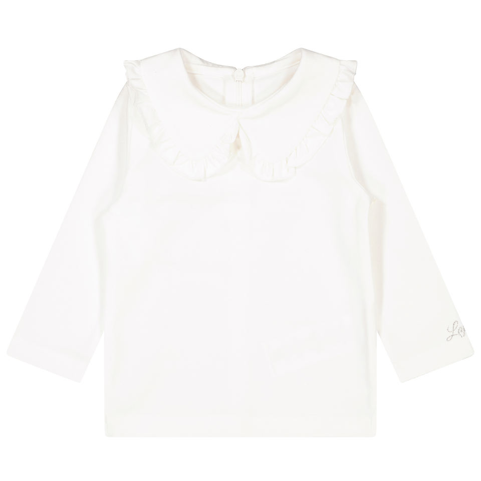 Lapin House Baby Meisjes T-Shirt Off White 6 mnd