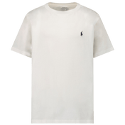 Ralph Lauren Kinderjungen T-Shirt Weiß