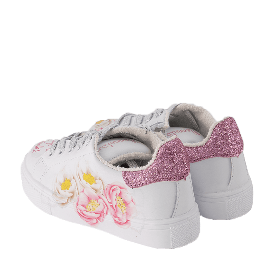 MonnaLisa Kinder Meisjes Sneakers Wit
