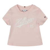 Tommy Hilfiger Bébé Filles T-shirt Rose Léger