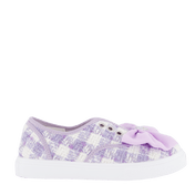 Zapatillas de deporte para niñas infantiles de Monnisa lila