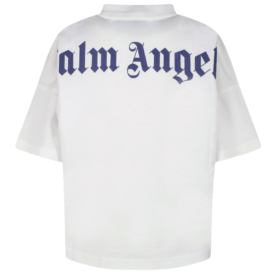 Palm Angels Kinder Unisex T-Shirt Wit