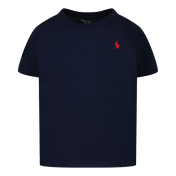 Ralph Lauren Kinderjungen T-Shirt Marineblau