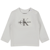 Calvin Klein Bébé Unisexe T-shirt Blanc