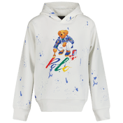 Suéter de niños para niños de Ralph Lauren de blanco