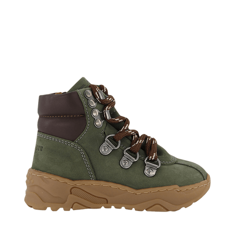 Armani Kinder Garçons Baskets Armée