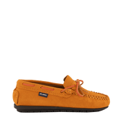 Atlanta Moccasin Children's Girls Shoes Orange