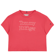 Tommy Hilfiger Baby Girl Camiseta Fucsia