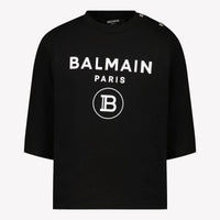 Balmain Bébé Unisexe T-shirt Noir