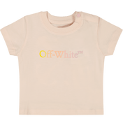 Off-white baby jenter t-skjorte rosa