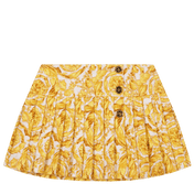 Versace Children's Girls Skirt Gold