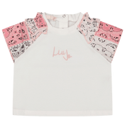 Liu Jo Baby Girls T-shirt biały