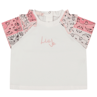 Liu Jo Baby Meisjes T-Shirt Wit 3 mnd