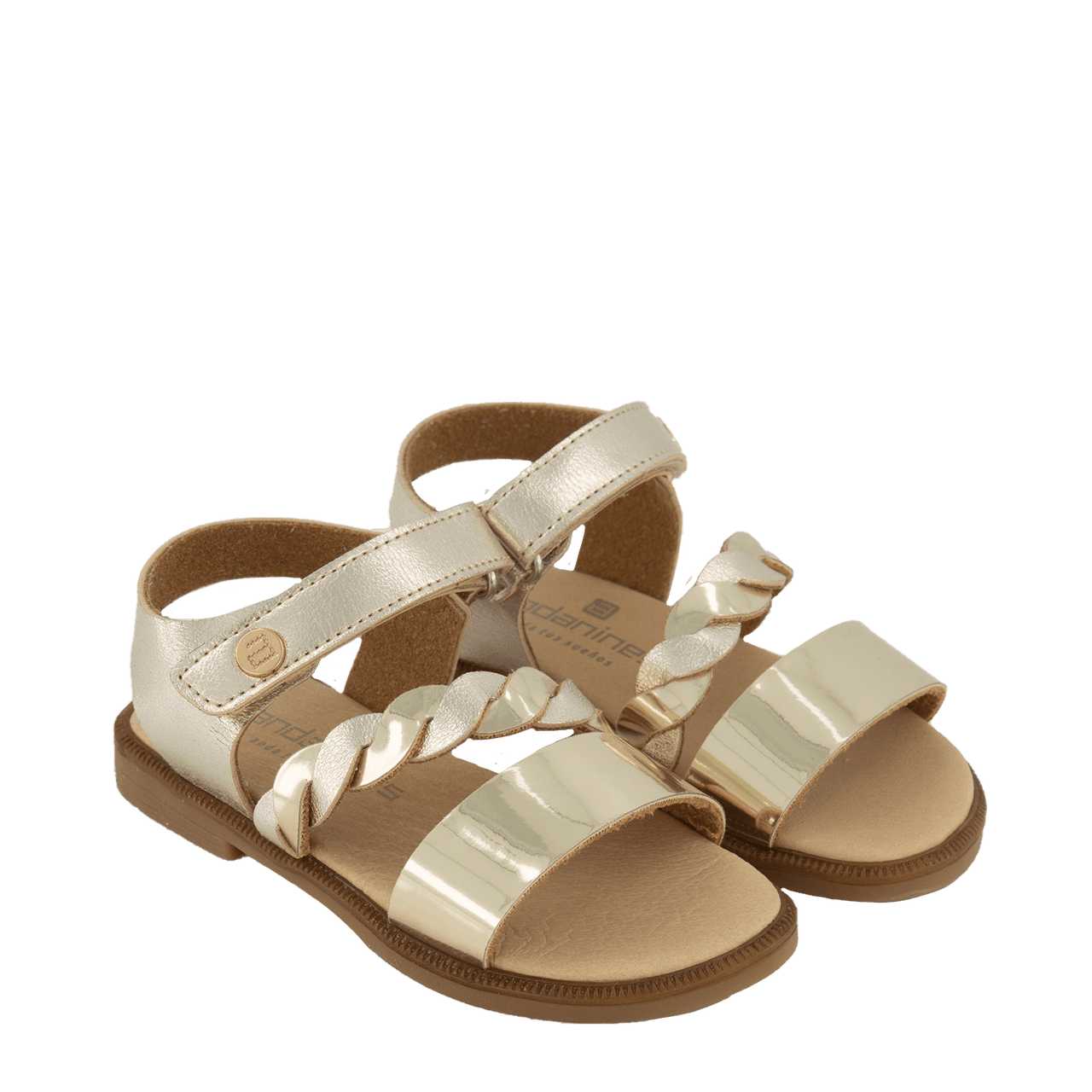 Andanines Kinder Meisjes Sandalen Goud 22