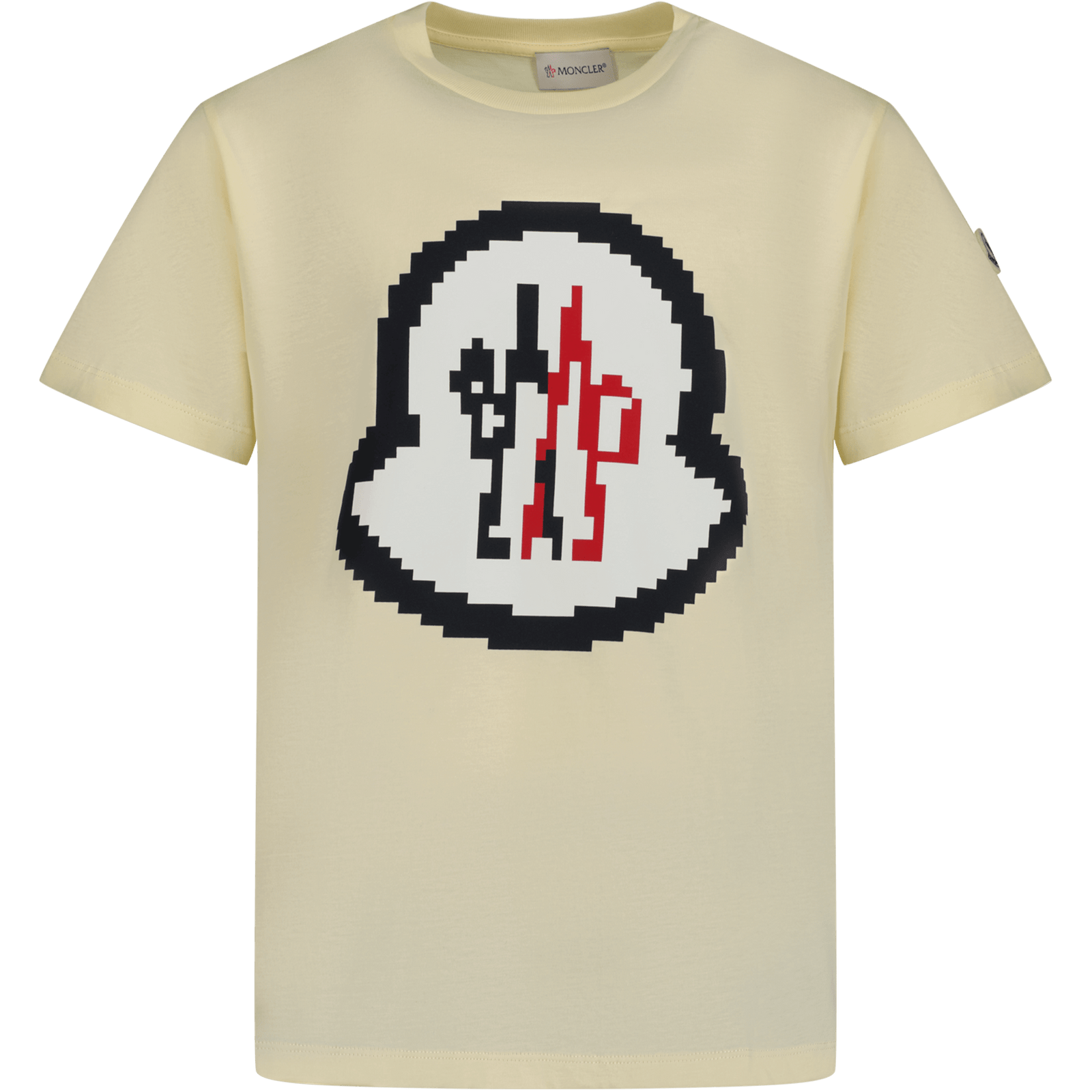 Moncler Kinder Jongens T-Shirt Geel 4Y
