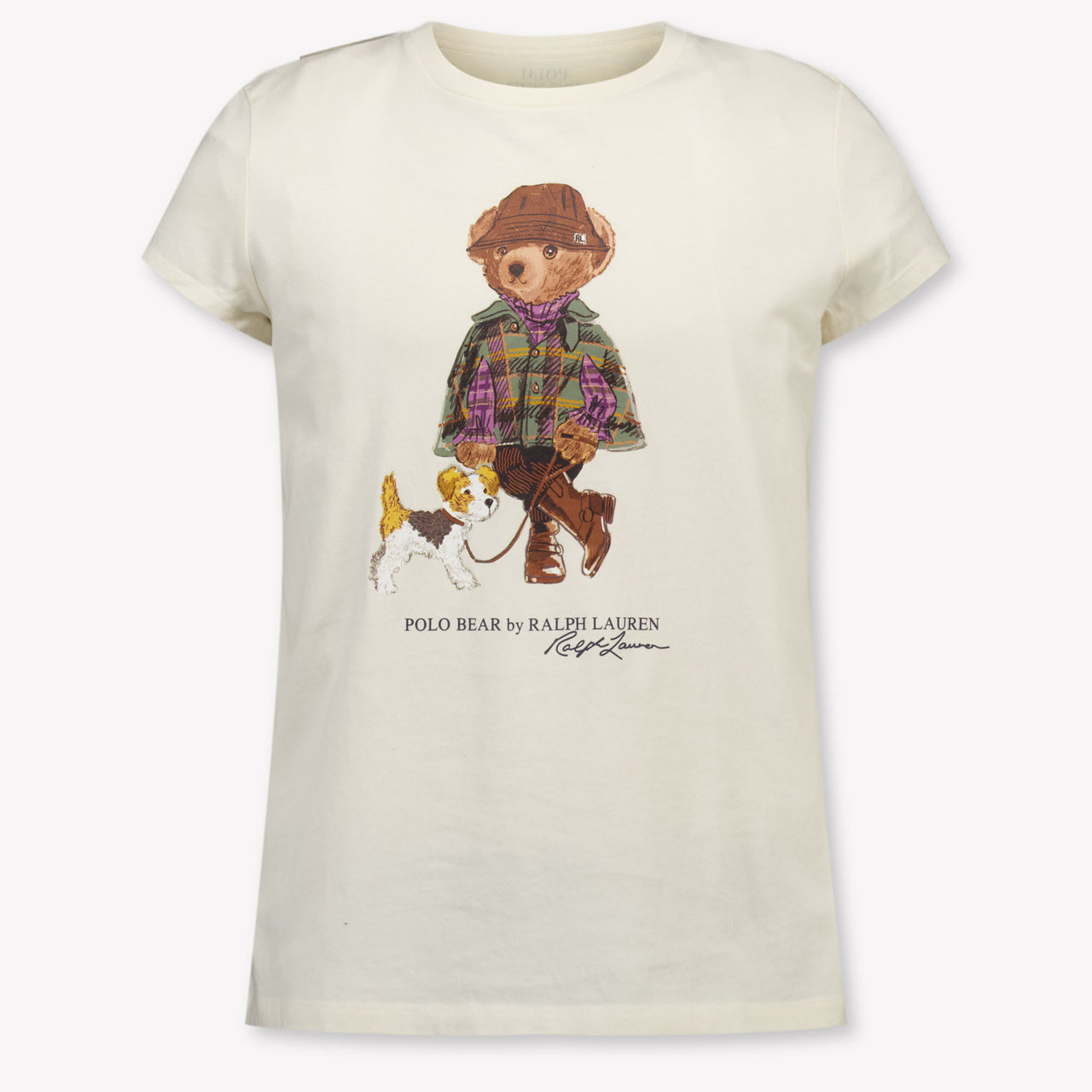 Ralph Lauren Enfants Filles T-shirt dans Beige Clair