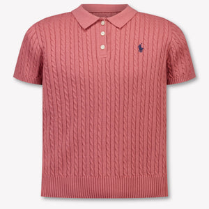 Ralph Lauren niños Chicas polo en Rosa