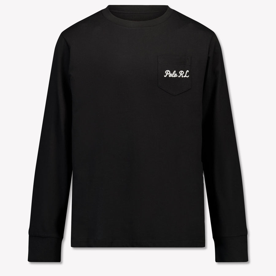 Ralph Lauren Bambini Ragazzi Maglietta dentro Nero