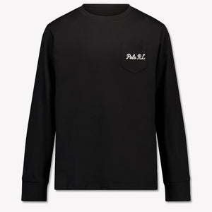 Ralph Lauren Bambini Ragazzi Maglietta dentro Nero