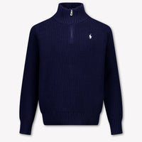 Ralph Lauren Kinder Jungen Pullover rein Marineblau
